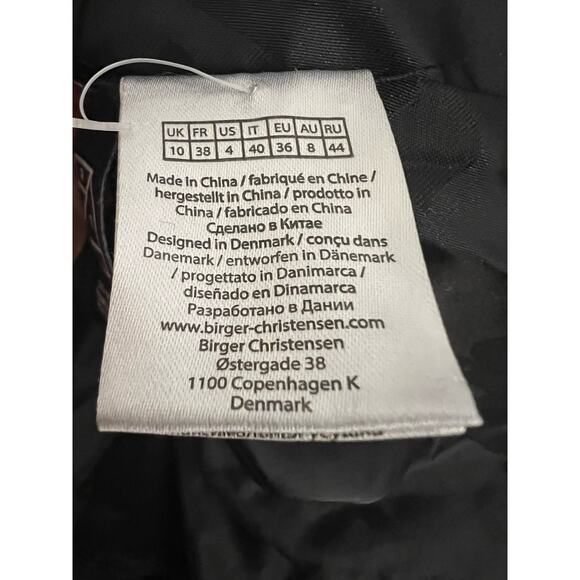 Rotate Birger Christensen Augustina Black Jacquard Sequin Blazer Size 4 - Picture 14 of 16